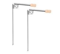 HAKIDZEL Atomiseur en Acier Inoxydable avec Buse en Bois 2pcs pour Poterie Portable Facile à Nettoyer pour Projets et Enseignement de Céramique