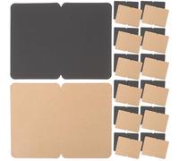 HAKIDZEL Cartes de vœux vierges en Papier Cartonné à Coins Arrondis, Lot de 50pcs pour Messages et Projets DIY des Étudiants