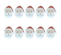 HAKIDZEL Cartes Père Noël Décorations Festives et Amusantes Lot de 50 en Carton pour Verre à Vin Style Cartoon pour Fête de Noël au Bar