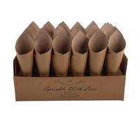 HAKIDZEL Coffret Porte-Cornets à Confettis Matériau Sûr Mariage en Papier avec Plateau, Support Cône Décoratif de Cône et Design Unique pour Célébrations