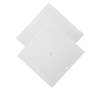 HAKIDZEL Couvercle de Skimmer de Piscine 10x10 en PP Blanc, Barrière Protectrice Polyvalente Compatible pour Entretien de Piscine, Lot de 2 Pièces
