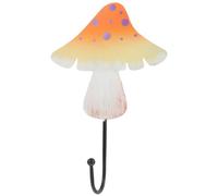 HAKIDZEL Crochet Mural en Métal Jaune Forme de Champignon Réutilisable sans Bavure pour Décoration la Cuisine et Maison, Patère Murale Originale et Fonctionnelle