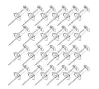 HAKIDZEL Épingles à Pouce Transparentes 500pcs, Punaises en Plastique pour Mémos et Notes, Faciles à Insérer et Retirer, Utilisation Adulte et Enfant en Milieu Scolaire