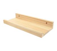 HAKIDZEL Étagère Flottante Murale pour Petits Objets en Bois Kaki | Rangement Divers, Forte Capacité de Charge, pour Pot de Fleurs et Jardinière
