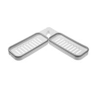 HAKIDZEL Étagère Murale Rotative et Forte Capacité de Charge en PP pour Salle de Bain Cuisine, Rangement Angle Compartiment de Stockage, Filtre Respirant