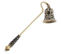 HAKIDZEL Éteignoir à Bougie en Métal Design Fleur Strassé Unique, Accessoire pour Bougies Minimisant la Fumée et Décorant Votre Maison Style