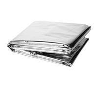 HAKIDZEL Feuille de Film pour Réflecteurs de Jardin 160X210 CM, Film Réfléchissant pour Plantes Argenté en Pet, Effet Chauffant pour Serre et Camping, 1 Pièce