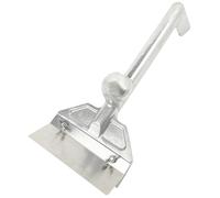 HAKIDZEL Grattoir pour Plaques et Grilles en Acier Inoxydable 420 à Poignée Longue - Ustensile de Cuisine Professionnelle pour Nettoyage en Extérieur