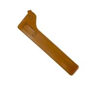 HAKIDZEL Housse de Protection Surface Lisse en Cuir Marron Facile à Transporter pour Pinces à Feu Portables pour Camping et Repas en Plein Air