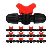 HAKIDZEL Kit de 13 Raccords pour Irrigation Goutte à Goutte en Tube PE 16mm, Contrôle Précis et Installation Facile pour Système D'arrosage de Jardin Noir