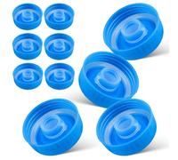 HAKIDZEL Lot de 10 Bouchons en Plastique pour Bonbonnes d’Eau, Capuchons de Rechange Anti-éclaboussures et Étanches pour Seau et Bouteille d’Eau