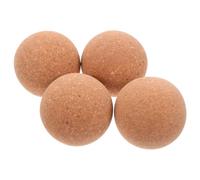 HAKIDZEL Lot de 4 Bouchons Décoratifs en Liège Boule Ronde 53mm pour Bouteilles et Bocaux en Verre, Couleur Kaki, Faciles à Insérer et Retirer, pour Loisirs Créatifs Cuisine