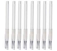 HAKIDZEL Lot de 8 Stylos Marqueurs Étanches Blancs à Pointe Fine pour Marquage Précis sur Peau, Stylo de Localisation Professionnel pour Microblading, Tatouage et Soins Esthétiques en
