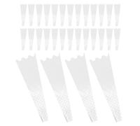 HAKIDZEL Manchons à Fleurs de Bouquet pour Fleuristes et Présents Festifs Transparent en Plastique Opp, 200 Pièces Facile à Insérer et Retirer Compatible avec Lys et Lavande
