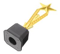 HAKIDZEL Modèle de Trophée Pentagramme en Plastique Or pour Trophée de Récompense pour Garçon et Filles de Récompense Maternelle pour Compétition