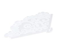 HAKIDZEL Moule à Ventilateur DIY en Silicone Blanc Style Chinois | Moule à Insert Silicone, été Vacances, Facile à Nettoyer et Résistant à L'usure pour Loisirs Créatifs