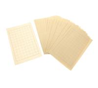 HAKIDZEL Papier de Calligraphie Chinoise Beige 40 Feuilles Épaisses Lisses pour Entraînement à L'encre et Écriture Traditionnelle sur Papier Xuan