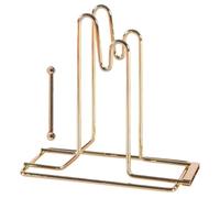 HAKIDZEL Porte-rouleau de Tickets en Métal Doré, Distributeur Double Rouleau pour Billets de Tombola, Détenteur de Billets pour Bureau et Événements, Organisateur Pratique pour Tickets