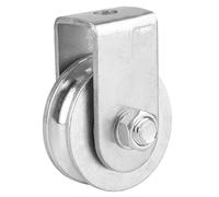 HAKIDZEL Poulie Simple de Levage 300 Kg en Acier Robuste, Roue de Remorquage à Câble Métallique, Outil Professionnel pour Soulever Charges Lourdes, Accessoire Industriel Polyvalent