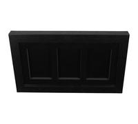 HAKIDZEL Présentoir Mural Noir pour Cartes à Collectionner en Fibreboard, Installation Facile, Design Élégant et Gain de Place, Cadre Adapté pour Cartes 35-360pt