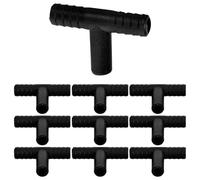 HAKIDZEL Raccords en Plastique de T de 8mm pour Fontaine de Table 10pcs Connecteurs Robustes pour Pompe de Fontaine, pour Créer Une Atmosphère Naturelle à Domicile