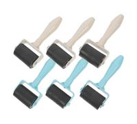 HAKIDZEL Rouleaux en Caoutchouc Facile à Utiliser Lot de 6 pour Gravure, Outil de Brayer pour Garçon et Filles pour Impression et Activités Artistiques Manuelles