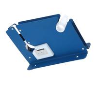 HAKIDZEL Scelleuse de Sachets Manuelle en Fer Bleu pour Supermarchés, Machine à Sceller Paquet de Congélation et Snacks, Améliore L'efficacité et Coupe L'excès de Paquet