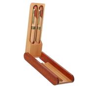 HAKIDZEL Set de Stylos en Bois Élégant et Portable avec Boîte en Bois, Stylo à Encre Fin pour École et Bureau, Présent pour Anniversaire ou Noël