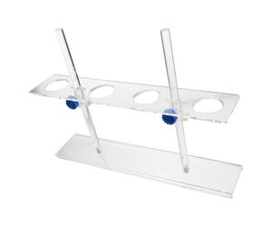 HAKIDZEL Support D'entonnoir Réglable en Pmma 250ml Résistant la Corrosion 4 Trous Diamètre 45mm pour Expériences de Chimie en Laboratoire
