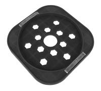 HAKIDZEL Support Mobile Plateau Robuste Rond Bouteille de Gaz pour en Plastique Noir Universelles de et Restaurants