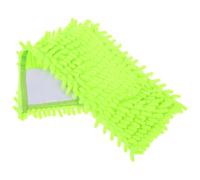 HAKIDZEL Tête de Remplacement pour Balai Plat en Tissu Vert Capture Poussière et Texture Unique, pour Sols en Bois Dur et Poils D'animaux Cuisines et Zones Humides