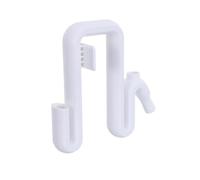 HAKIDZEL Tuyau de Trop-plein Plastique Blanc pour Récupérateur D'eau de Pluie, Rallonge de Tuyau pour Seau D'eau et Réservoir D'eau, Jardin