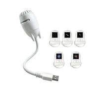 Hakimme Veilleuse USB réglable à 360 degrés pour voiture | Lampe Projecteur Effet Étoilé pour Voiture Toit Chambre Décoration, Veilleuse Réglable