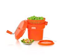 Hakka Essoreuse à Salade Manuelle 25L - Grande Capacité avec Vidange par Tuyau - Pour 5 Laitues et 2 Choux Rouges - Usage Professionnel
