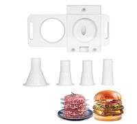 Hakka Presse Burger, Presse Steak haché & Smash Burger press - Moule à Viande Antiadhésif en Plastique - Forme à Galettes pour Hamburger, Steak Haché - Pour Bœuf, Porc, Poulet