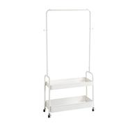 HAKU, blanc, métal, tube d'acier - dimensions : L 85 x H 155 x P 31 cm, style : moderne
