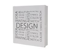 HAKU Boîte à clés, Organiseur de clés, Porte-clés, Armoire à clés, Blanc, métal - Dimensions : L 22 x H 24 x P 5 cm Style : Moderne