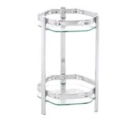 Porte-Plantes Verre Orchidea 45cm Argent