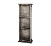 HAKU Étagère murale Vaded 3 niveaux MDF L35 × H95 × P18 cm Anthracite style industriel