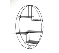 Etagère Murale 3 Niveaux "Tybia" 71cm Noir