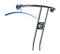 HAKU garderobe Murale alu, métal - Dim.: L 54 cm x H 60 cm x P 28 cm, Style: Modern