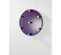 HAKU garderobe Murale mûre, chromé, MDF, métal - Dim.: P 5 cm x Ø 35 cm, Style: Modern