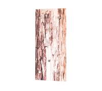 HAKU garderobe Murale Optique INOX, Motif, métal, Verre trempé - Dim.: L 30 cm x H 70 cm x P 5 cm, Style: Modern