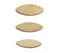HAKU ® Lot de 150 chevilles plates en hêtre ou Lamello appelées assortiment de 50 par taille