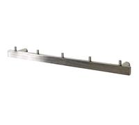 HAKU patère Murale Acier INOX, INOX - Dim.: L 46 cm x H 4 cm x P 6 cm, Style: Modern
