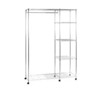 HAKU Portant chromé, métal - Dim.: L 123 cm x H 181 cm x P 45 cm, Style: Modern