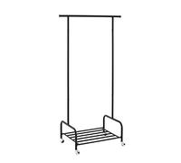 HAKU Portant Noir, métal - Dim.: L 93 cm x H 175 cm x P 54 cm, Style: Modern