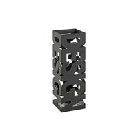 HAKU Porte-parapluies Moderne, Noir, en métal - Dimensions : L 16 x H 48 x P 16 cm