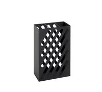 HAKU Porte-parapluies Moderne, Noir, métal - Dimensions : L 30 x H 48 x P 16 cm
