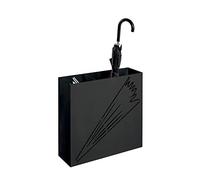 HAKU Porte-parapluies Moderne, Noir, métal - Dimensions : L 50 x H 48 x P 16 cm